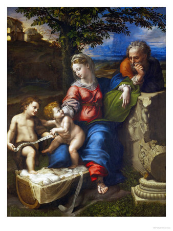 Raphael Holy Family Under an Oak Tree